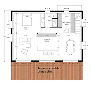 Maison neuve, 93 m²