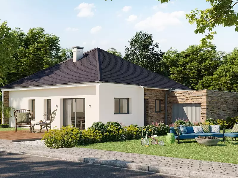 Maison neuve, 90 m² - Bordères-sur-l'Echez (65320)