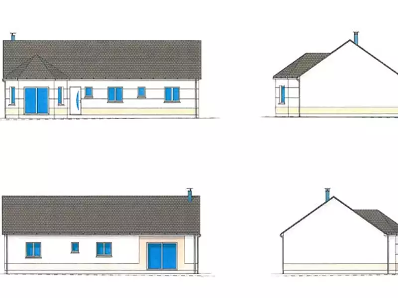 Maison neuve, 111 m² - Saint-Vaast-d'Equiqueville (76510)