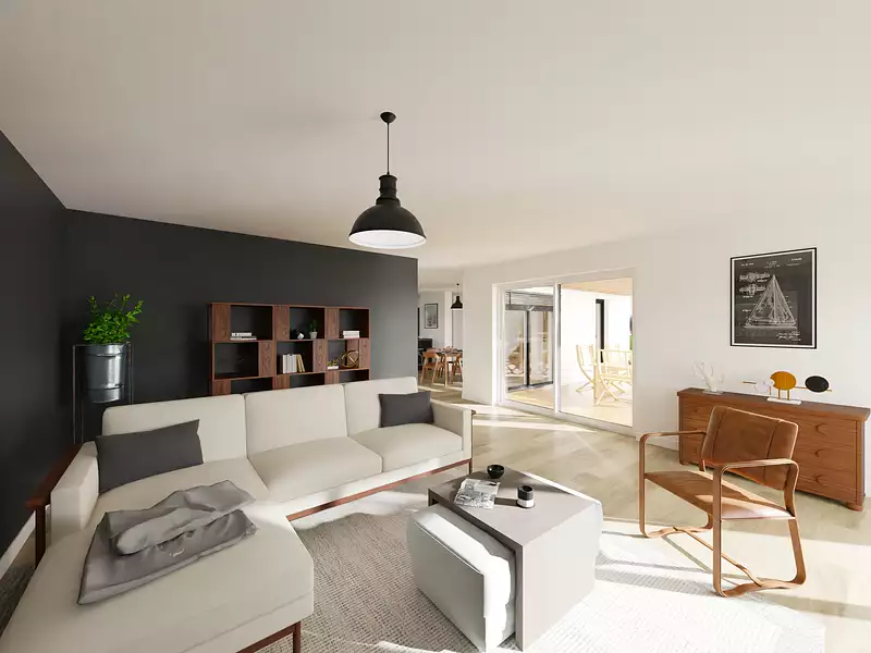 Maison neuve, 123,36 m² - Grangues (14160)