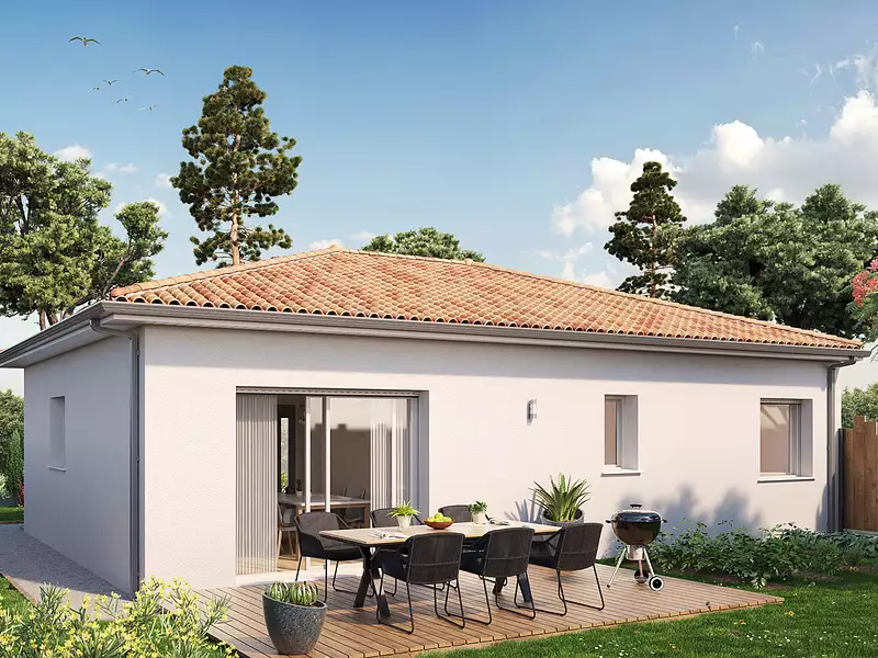 Maison neuve, 75 m² - Vielle-Saint-Girons (40560)