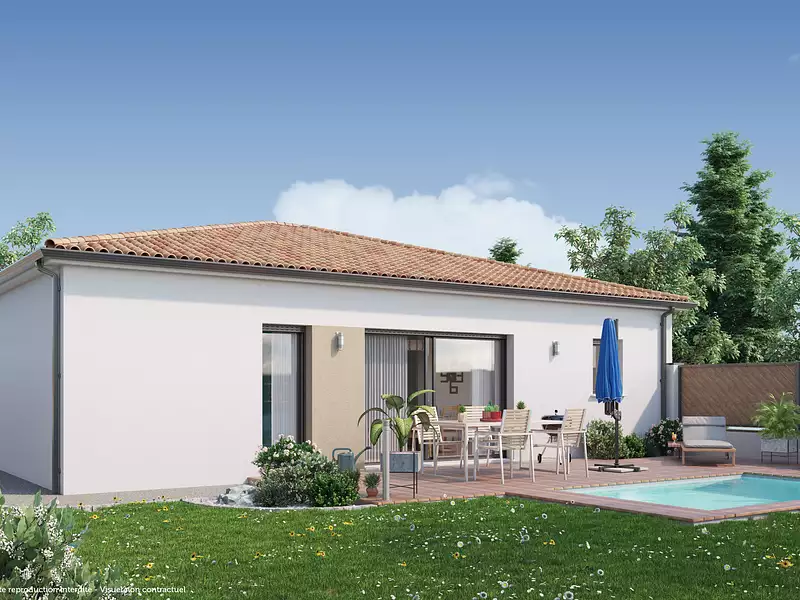 Maison neuve, 90 m² - Parempuyre (33290)