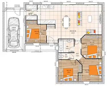 Maison neuve, 96 m²