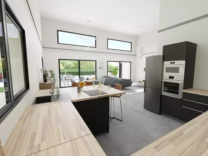 Maison neuve, 136 m² - Vallon-Pont-d'Arc (07150)