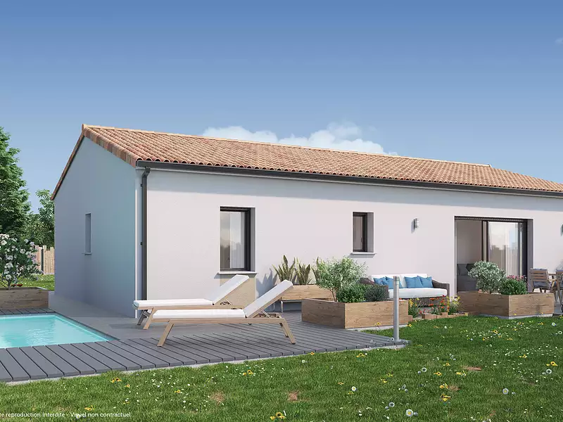 Maison neuve, 86 m² - Espiet (33420)