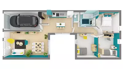 Maison neuve, 97 m²