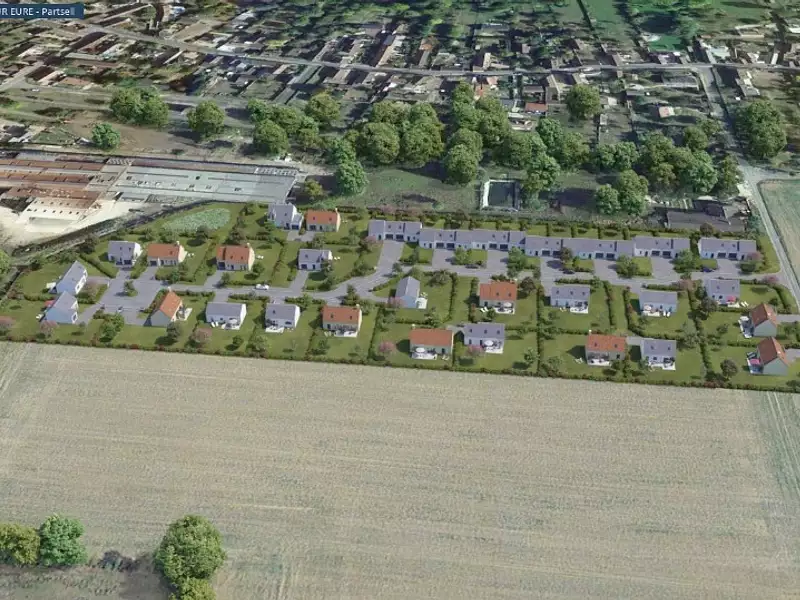 Terrain à bâtir, 805 m² - Marcilly-sur-Eure (27810)