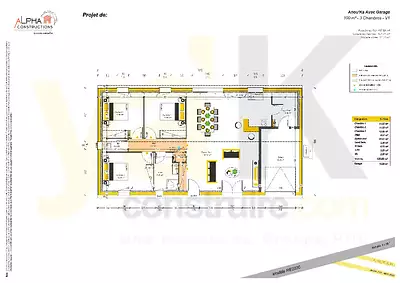 Maison neuve, 100 m²