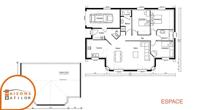 Maison neuve, 106 m²