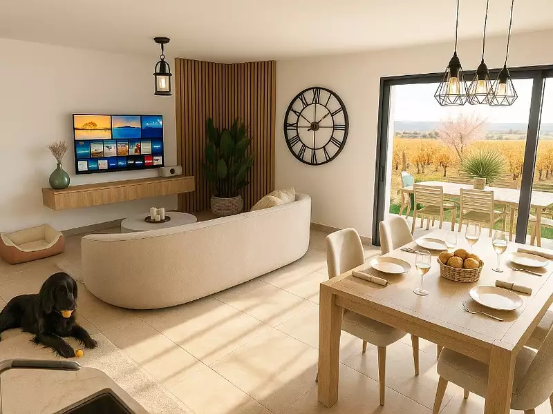 Maison neuve, 65 m² - Camps-la-Source (83170)