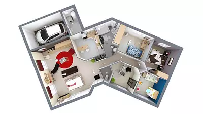 Maison neuve, 95 m²