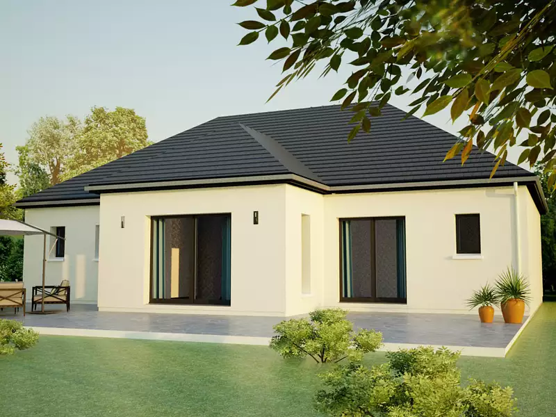 Maison neuve, 107,05 m² - Tourville-sur-Arques (76550)