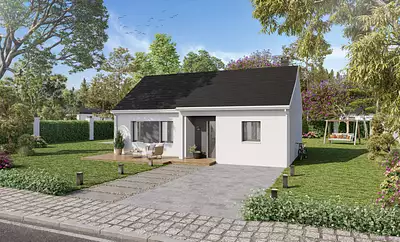 Maison neuve, 75,85 m²