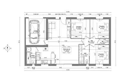 Maison neuve, 85 m²