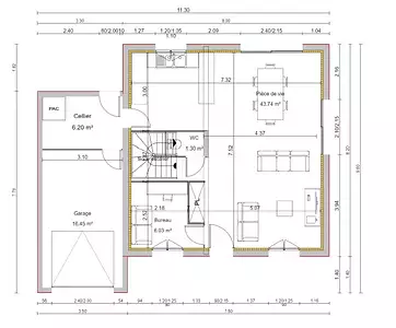 Maison neuve, 100 m²