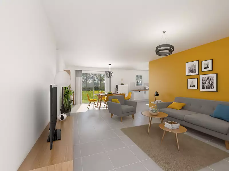 Maison neuve, 83 m² - Maransin (33230)