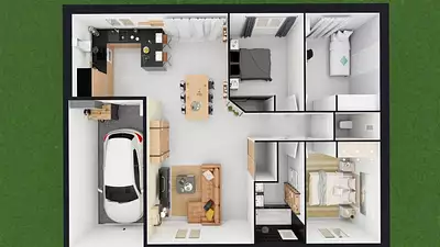 Maison neuve, 84 m²