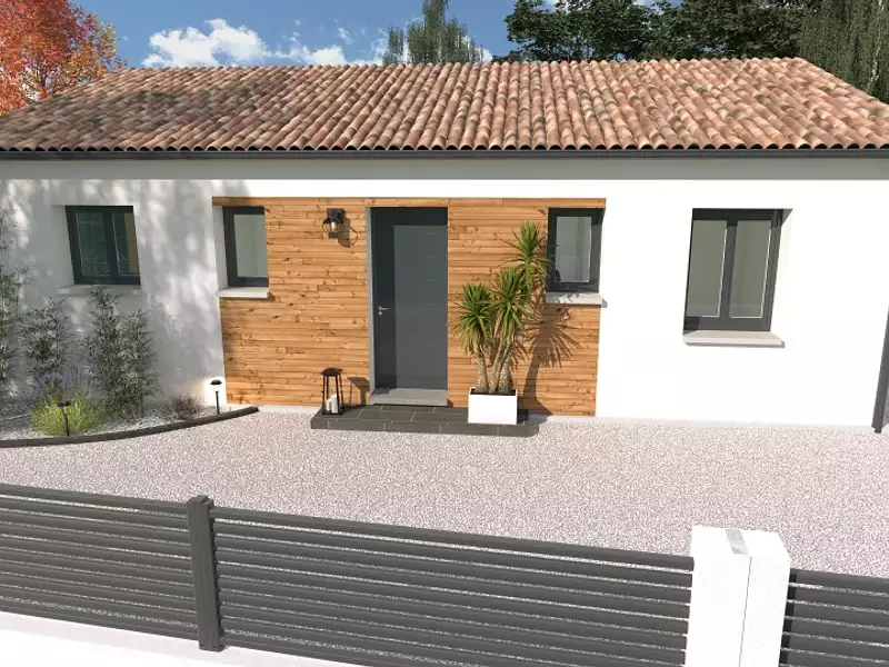 Maison neuve, 60 m² - Saint-Symphorien (33113)