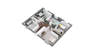 Maison neuve, 122,52 m²