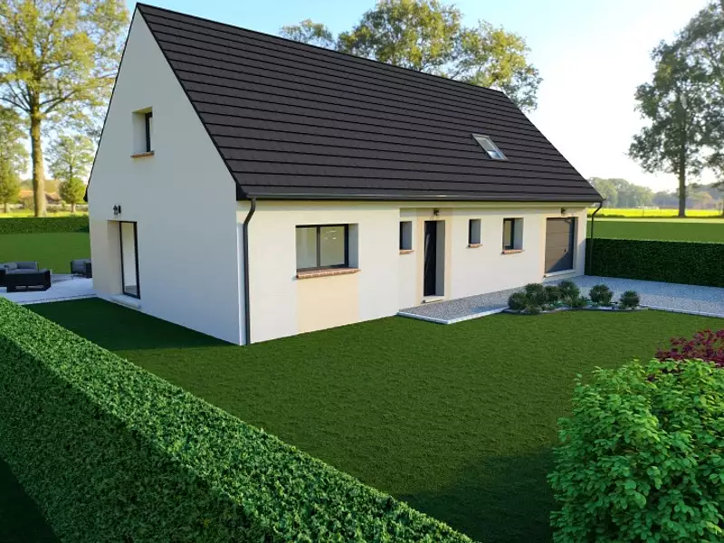 Maison neuve, 130 m² - Crécy-en-Ponthieu (80150)