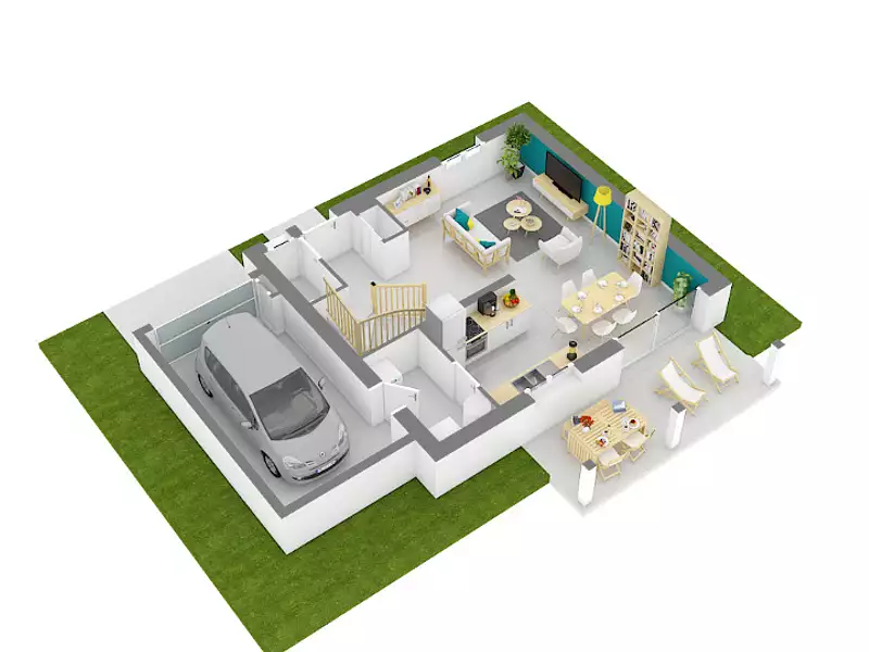 Maison neuve, 90 m² - Sainte-Marie-de-Cuines (73130)