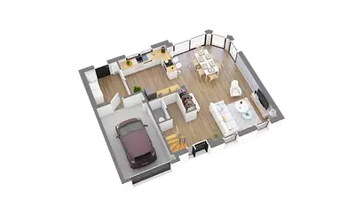 Maison neuve, 91,18 m²