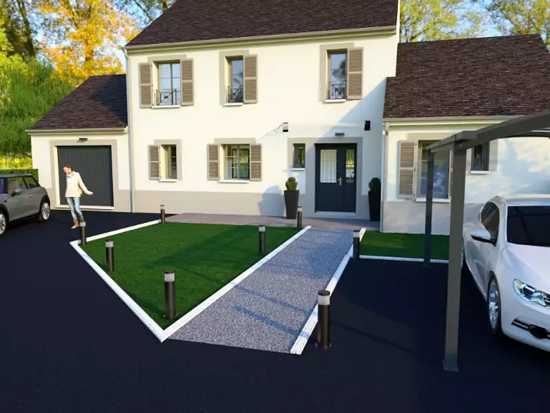 Maison neuve, 120 m² - Boissettes (77350)