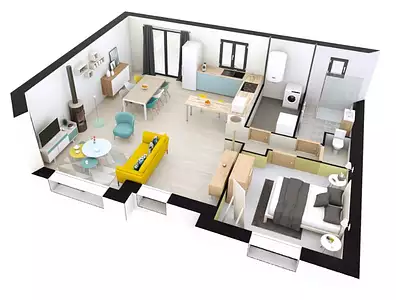 Maison neuve, 60 m²