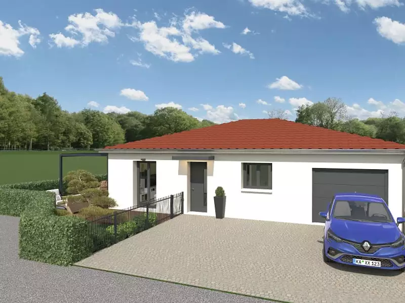 Maison neuve, 86 m² - Péronnas (01960)