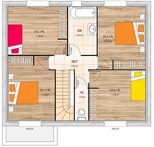 Maison neuve, 104 m²