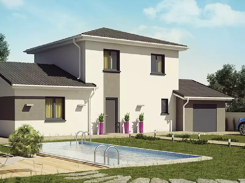 Maison neuve, 116 m² - Jassans-Riottier (01480)