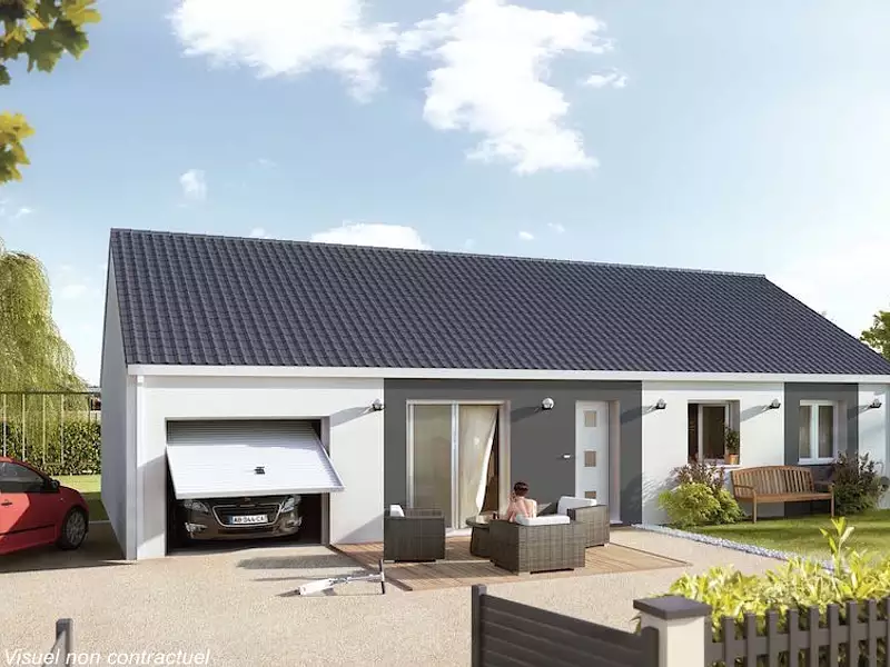 Maison neuve, 90 m² - Marcilly-lès-Buxy (71390)