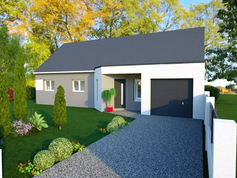 Maison neuve, 85 m² - Aigné (72650)