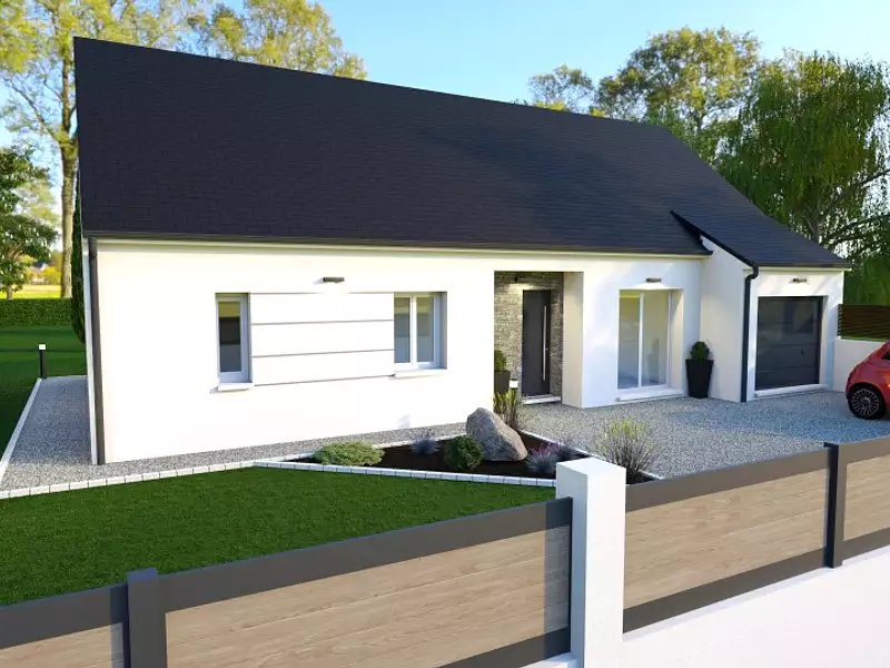 Maison neuve, 90 m² - Mehun-sur-Yèvre (18500)
