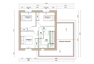 Maison neuve, 79 m²