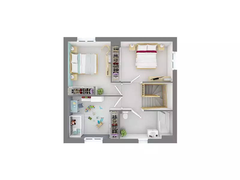 Maison neuve, 85 m² - Péronnas (01960)