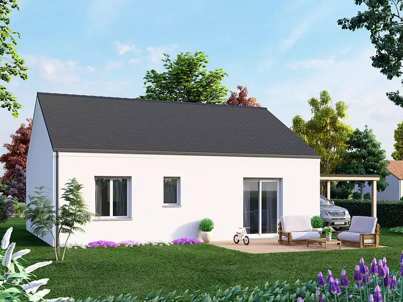 Maison neuve, 63,44 m² - Senlis (60300)
