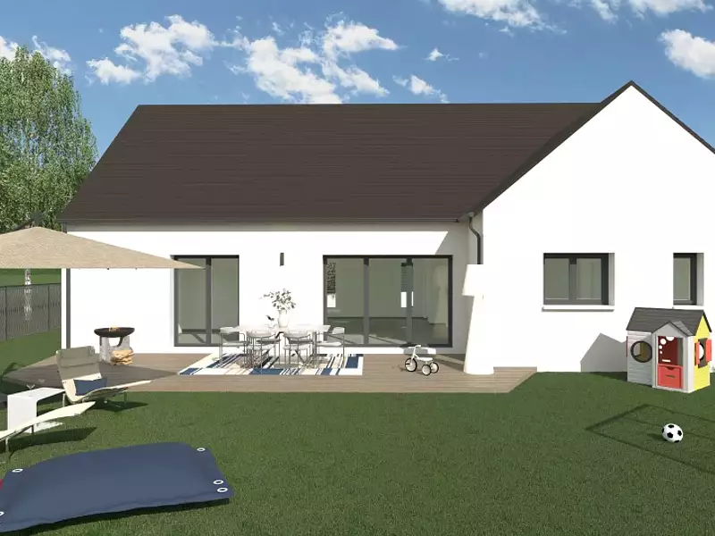 Maison neuve, 80 m² - Maillé (37800)