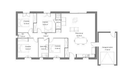 Maison neuve, 105 m²