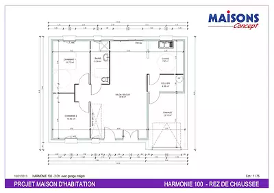 Maison neuve, 100 m²