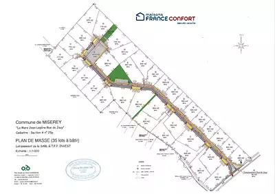 Terrain à bâtir, 500 m²