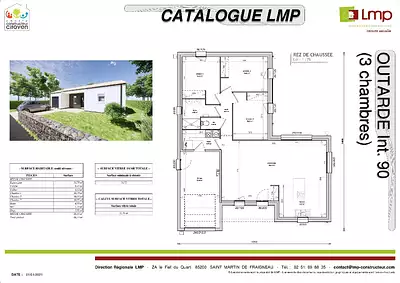Maison neuve, 90 m²