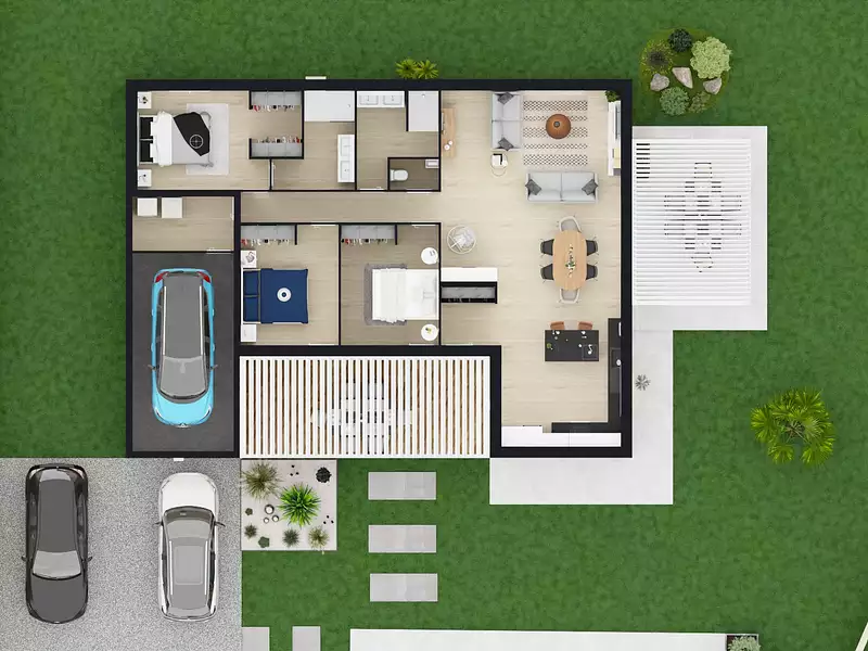 Maison neuve, 102 m² - Charentay (69220)