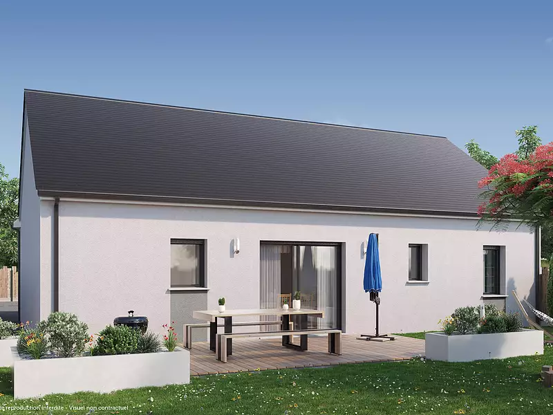 Maison neuve, 75 m² - Pipriac (35550)