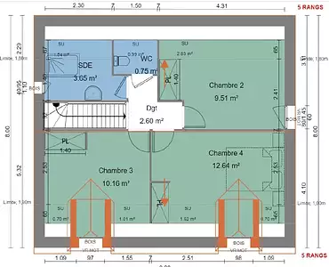 Maison neuve, 97 m²