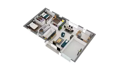 Maison neuve, 89 m²