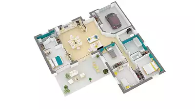 Maison neuve, 125 m²