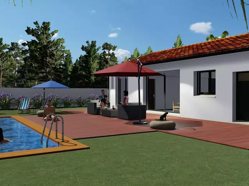 Maison neuve, 84 m² - Saint-Maixent-sur-Vie (85220)
