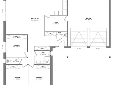 Maison neuve, 109 m²