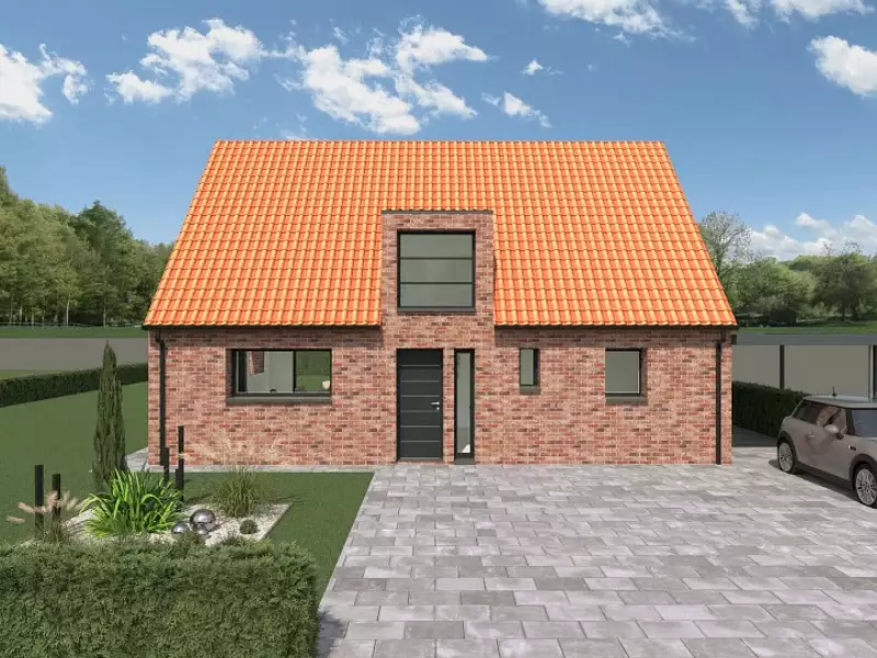 Maison neuve, 115 m² - Wormhout (59470)